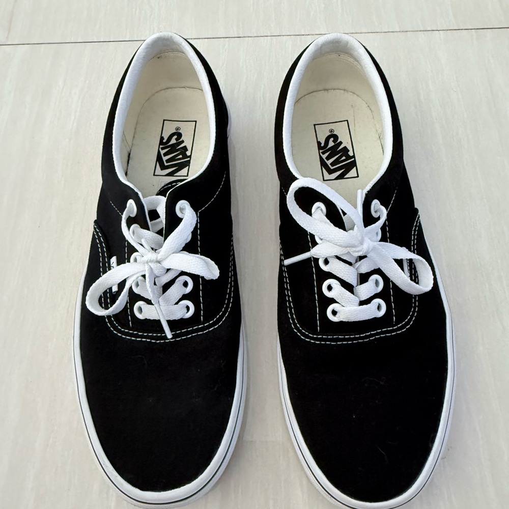 Vans Black and White Men's Sneakers